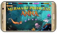 Anna prenses: küçük deniz kızı Prenses harikalar Screen Shot 1