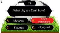 Jogo de Quiz de Futebol Screen Shot 11