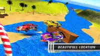 Flotante Coche Carreras Agua Surf Juegos Screen Shot 2