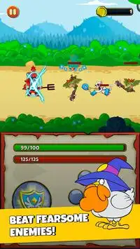 Chicken Chaser: Thumb Action RPG Screen Shot 0