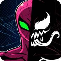 Spider Hero vs Venom Beat Em City Man Street Fight