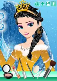 Ice Queen Princess Makeup Spa Screen Shot 0