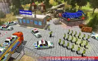 Offroad Police Transporter Sim: Police Games 2018 Screen Shot 4