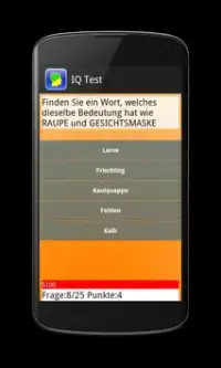 IQ Test Deutsch Screen Shot 1