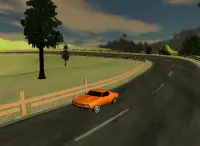 American Muscle Car Village Road Driving Simulator Screen Shot 0