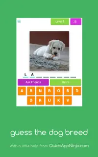 Guess The Dog Breed- Quiz Screen Shot 4