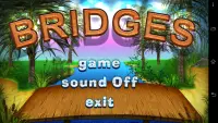 Bridges , (free offline classic puzzle, no ads) Screen Shot 0