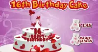 16 वें जन्मदिन केक निर्माता Screen Shot 4