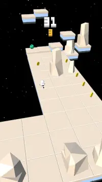 Polyto - Space Infinite Runner Screen Shot 1