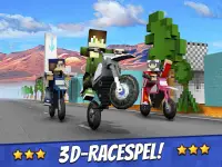 Dirtbike Survival Block Motos - Motorcycle Racing Screen Shot 8