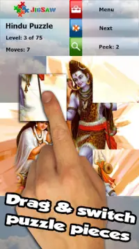 Hindu-Götter-Puzzle Screen Shot 2