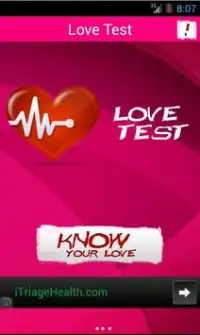 Love Test Screen Shot 1