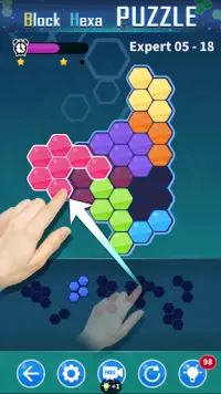 Block Hexa Puzzle Screen Shot 1