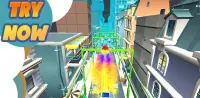 Subway City Runner: 3D Traffic Run Screen Shot 4