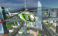 Futurista Helicóptero Simulator Voador Screen Shot 6