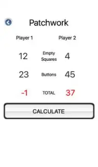 2 Player Board Game Score Keep Screen Shot 2