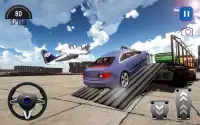貨物飛行機シミュレータ：Car Transporter Truck 3D Screen Shot 0