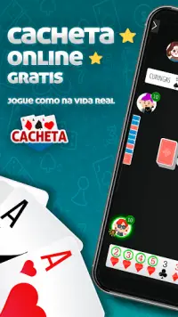 Cacheta Online: Jogo de Cartas Screen Shot 0