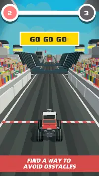 Car Dodge & Dash - เกมแข่งรถชนฟรี Screen Shot 2