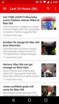 News for Manchester United FC Screen Shot 1