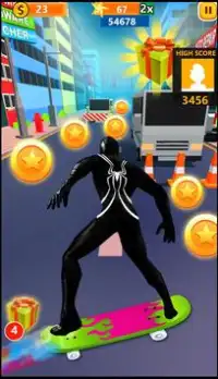 Strange Hero Endless Runner Game : Super Hero Run Screen Shot 3