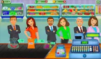 Supermercado Cash Register: Meninas Cashier Games Screen Shot 14