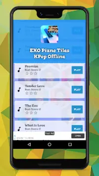 EXO Piano Tiles KPop Offline Screen Shot 1