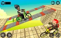 Real Bmx Stunt Cycle Game 2019：大胆不敵なドライバー Screen Shot 4