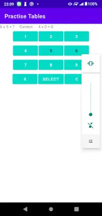 Practise Tables 0 - 9 Screen Shot 1
