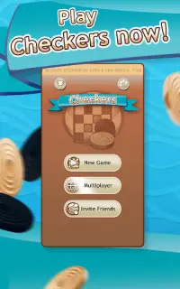 Checkers - Draughts Multiplayer Board Game Screen Shot 0