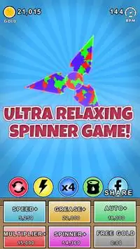 Fidget Spinner Clicker Tap Screen Shot 3