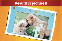 Spel Honden Legpuzzel Kinderen Screen Shot 9