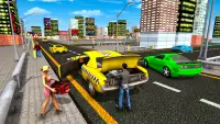 Extreme Taxi Driving Simulator - Cab Game Screen Shot 2