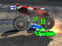 Monster Truck Stunts, Race and Crush Cars Screen Shot 11