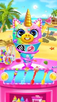 Rainbow Frozen Snowcone Maker - Glitter Desserts Screen Shot 3