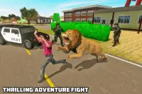 Angry Lion Sim City Attack Screen Shot 13