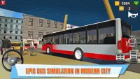 ciudad entrenador autobús simulador Screen Shot 2