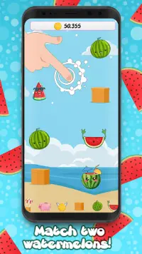 Merge Watermelon – Great Evolution Clicker Game Screen Shot 0