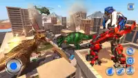 Captain of America Moto Robot Transform Dino Wars Screen Shot 1