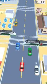 Taxi vs Train Racing Screen Shot 1