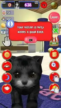 Sans-abri chat, animal virtuel Screen Shot 1