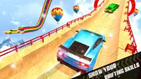 Crazy Superhero car stunts: Hot Wheels car games Screen Shot 1