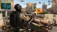 युद्ध फौजी बंदूक शूटिंग गेम्स Screen Shot 3