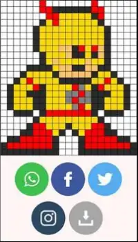 Superhero Coloring - Color By Number - Pixel Box Screen Shot 3