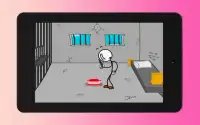 Stickman Prison Escape Puzzle Game Screen Shot 1