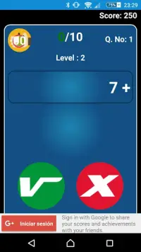 Math Challenge Screen Shot 3