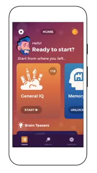 IQ Test: Intelligence Test with Brain Teasers Screen Shot 0