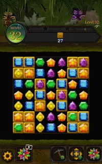 Secret Jungle - Match 3 Jewels Screen Shot 13