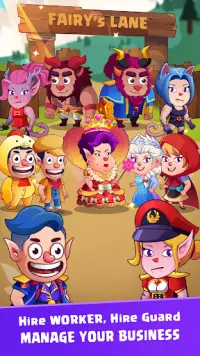 Idle Fairy Tycoon: build and defend the fairyland Screen Shot 2