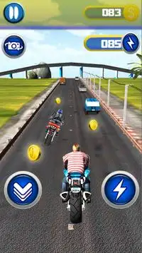 City Moto Racing: Up Hill 3D Screen Shot 1